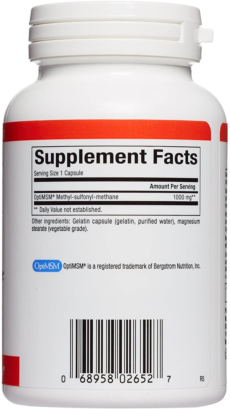 Natural Factors- MSM- 1000 mg- 90 capsules