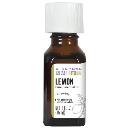 Aura Cacia- Lemon Essential Oil- 0.5 fl oz