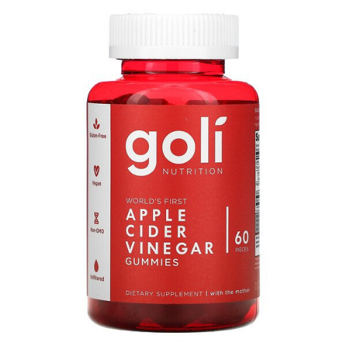 Goli- Apple Cider Vinegar- 60 Gummies