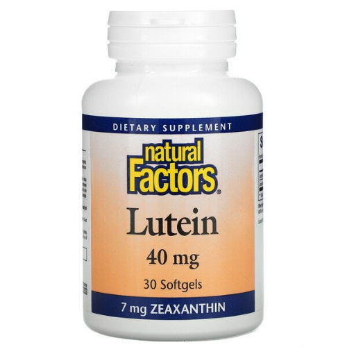 Natural Factors- Lutein- 40 mg- 30 Soft Gels