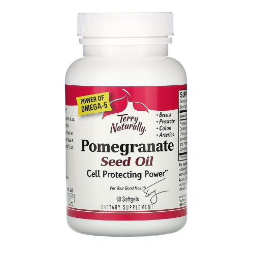 Terry Naturally- Pomegranate Seed Oil- 60 Soft Gels