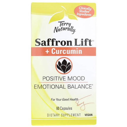 Terry Naturally- Saffron Lift + Curumin- 60 Capsules