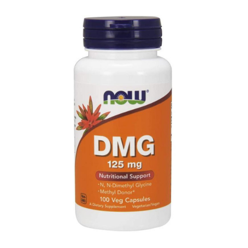 NOW- DMG- 125 mg- 100 Vegetarian Capsules