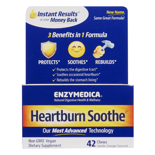 Enzymedica- Heartburn Soothe- 42 Chews
