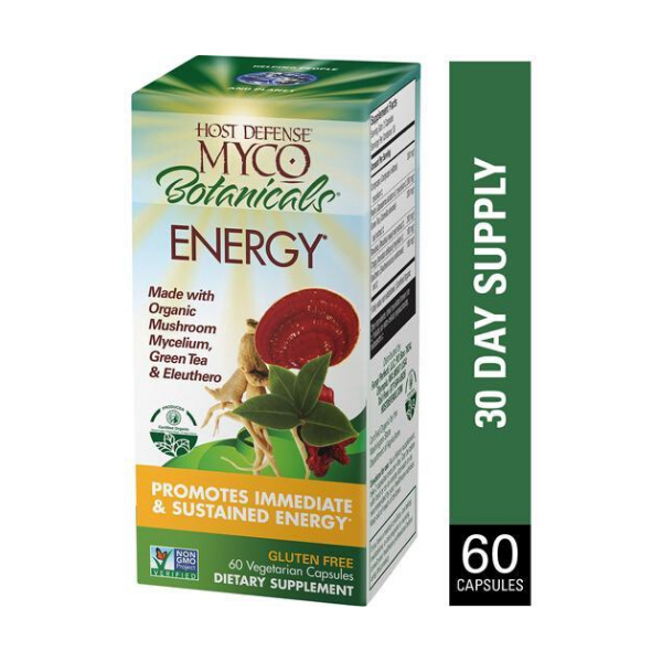 Host Defense- MycoBotanicals® Energy- 60 Vegetarian Capsules