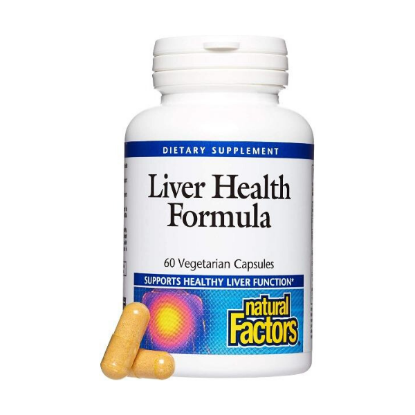 Natural Factors- Liver Health Formula- 60 Vegetarian Capsules