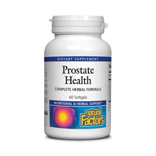 Natural Factors- Prostate Health Formula- 60 Soft Gels