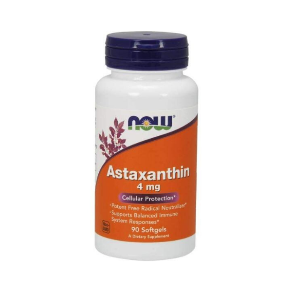 NOW- Astaxanthin- 4 mg- 90 Soft gels