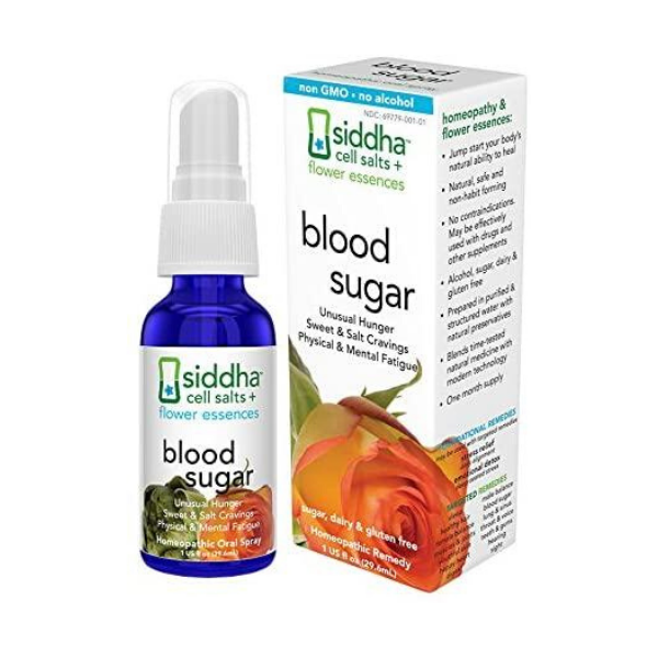 Siddha Remedies- Blood Sugar Homeopathic Oral Spray- 1 fl oz