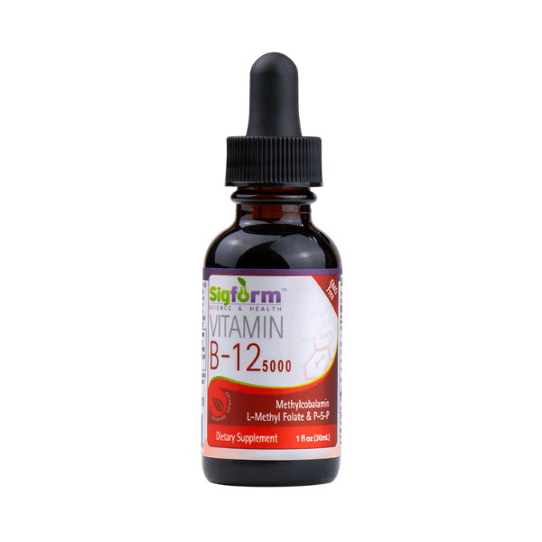 Sigform- Vitamin B-12- 5,000 mcg- 1 oz
