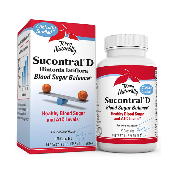 Terry Naturally- Sucontral® D Blood Sugar Balance- 120 Capsules